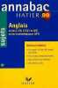 Anglais séries L ES S (LV1 et LV2) séries technologiques (LV1). Collectif