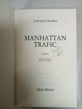 Manhattan Trafic. Lawrence Sanders