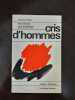 Cris d'hommes. CHALET FRANCOIS