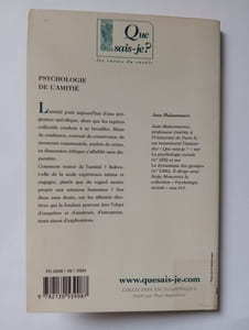 Psychologie de l'amitie qsj 3707