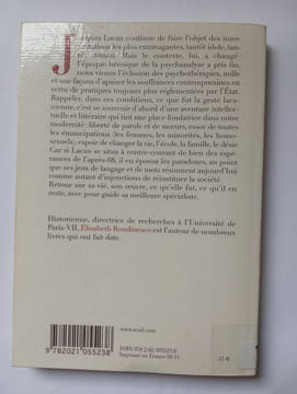 Lacan envers et contre tout.Jacques Lacan französische Ausgabe. Roudinesco Elisabeth
