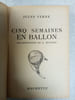 Cinq semaines en ballon. 