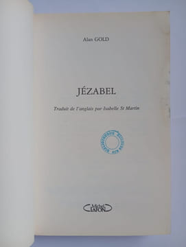 Jézabel. Alan Gold