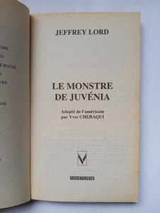 Monstre de juvenia (Blade)
