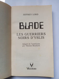 Les guerriers noirs d'yslis (Blade)
