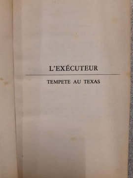 L'executeur -. Tempête Au Texas. Gérard De Villiers