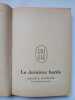 La derniere harde. MAURICE GENEVOIX
