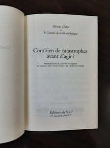 Combien de catastrophes avant d'agir