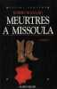 Meurtres a missoula. Buchard Robert