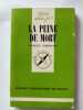 Que sais je? N°1834 La peine de mort. Marcel Normand