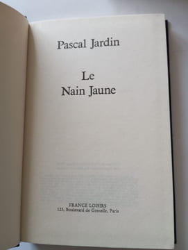 Le Nain jaune. JARDIN (Pascal)