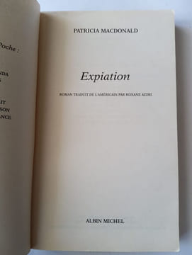 Expiation. Mac Donald Patricia