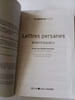 Lettres persanes. Delphine Descaves