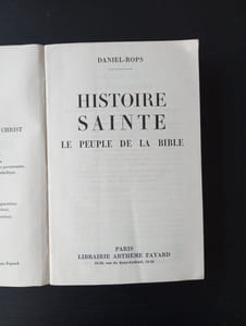 Histoire sainte la peuole de la bible