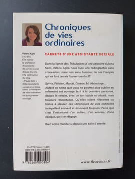 Chroniques de vies ordinaires : Carnets d'une assistante sociale. Valérie Agha