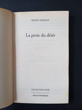 La proie du desir azur 2409 (Sentimental). Penny Jordan