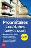 Propriétaires-Locataires 2022: Qui paie quoi. Gendrey Patricia  Auteuil Michèle