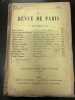 La revue de paris n°23. 