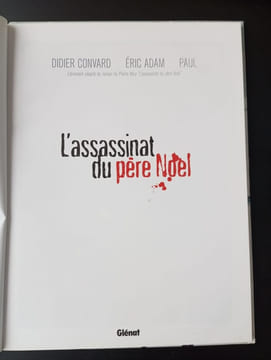 L'Assassinat du père Noël. Convard Didier Adam Eric Véry Pierre Paul