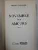 Novembre des Amours. MICHEL DRUCKER