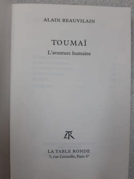 Toumaï L'Aventure Humaine. Alain Beauvilain