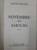 Novembre des Amours. MICHEL DRUCKER