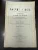 La Sainte Bible commentée d'après la Vulgate et les textes originaux à l'usage des Séminaires et du Clergé.Tome IV. L.-Cl. Fillion