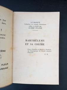 Barthelemy Et Sa Colere