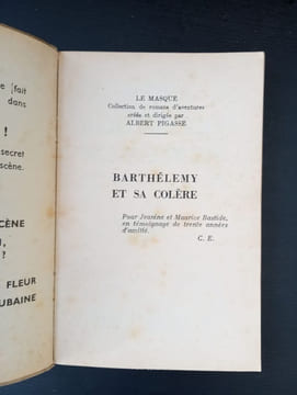 Barthelemy Et Sa Colere. Charles Exbrayat