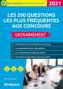 Les 200 questions les plus fréquentes aux concours: Entrainement. Dalens Marc