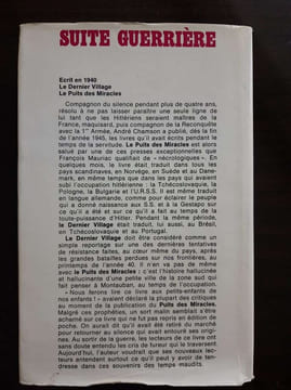 Suite Guerrière. André Chamson
