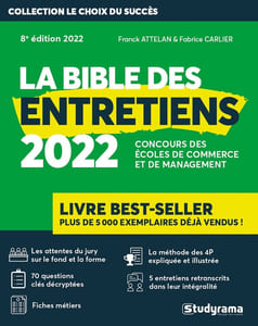 La bible des entretiens 2022: Concours des écoles de commerce et de management