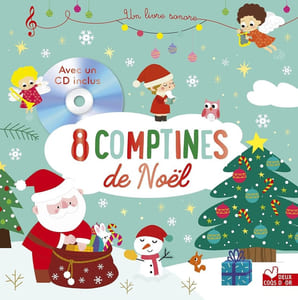 8 comptines de Noël - avec un cd audio: Livre avec CD et flash code
