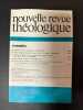 Nouvelle revue théologique 113e annee n°6 tome 103. 