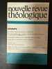 Nouvelle revue théologique 105e annee n°1 tome 95. 