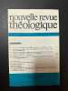 Nouvelle revue théologique 109e annee n°2 tome 99. 