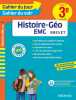 Cahier du jour/Cahier du soir Histoire-Géo-EMC 3e: 14-15 ans. Collectif