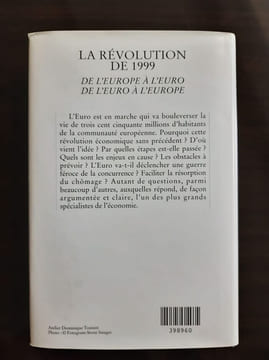 La Révolution de 1999 : De l'Europe à l'euro de l'euro à l'Europe (Questions de société). Jean Boissonnant
