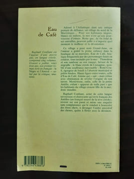 Eau de café. Confiant Raphaël
