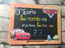 J'écris les nombres et je trace les formes Cars: 4-6 ans. Disney