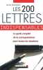 Les 200 lettres indispensables. Michel Droulhiole