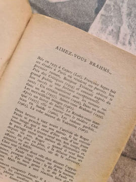 Aimez vous brahms. Françoise Sagan