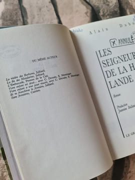 Les seigneurs de la haute lande. DUBOS ALAIN