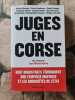 Juges en Corse. Collectif  Verne Jean-Michel