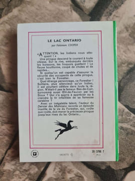 Le Lac Ontario. James Fenimore Cooper