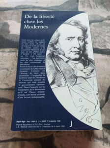 De la liberté chez les modernes