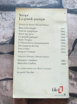 La Grande Panique. Sempé Jean-jacques