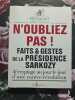 N'oubliez pas !: Faits et gestes de la présidence Sarkozy. Plenel Edwy  Collectif