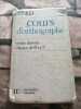 Cours d'orthographe: Cours moyen classes de 6e et de 5e. Bled Edouard  Bled Odette