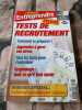 Tests de recrutement. 